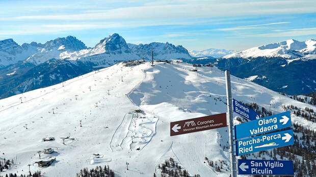 Der Kronplatz ist eines der schönsten Skigebiete Südtirols.