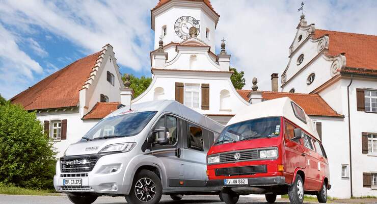 Heute ist der rote MALIBU HIT auf VW T3 ein echter Klassiker.