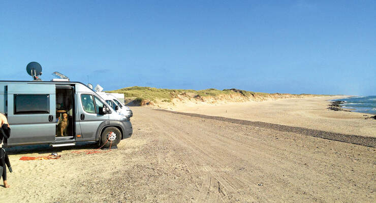 Pinnwand: Dänemark, Strandparkplatz