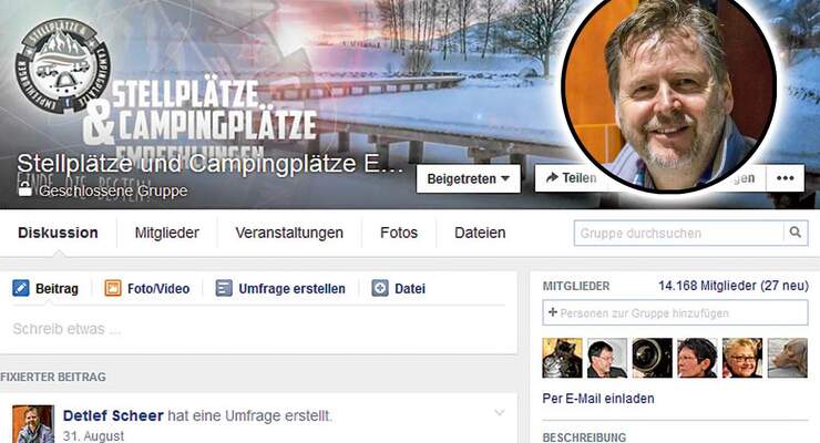 „Stellplätze und Campingplätze Empfehlungen“ wurde 2012 von Detlef Scheer gegründet.