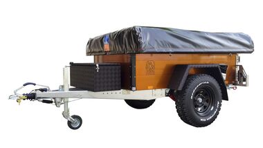 3DOG camping bringt zum Caravan Salon einen Zelt-Anhänger in Spezial-Ausführung, das Sondermodell „Burnt-Orange“ OffRoader.