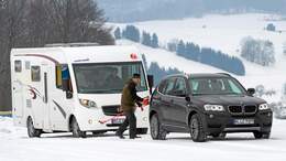 Abschleppen eines Reisemobils