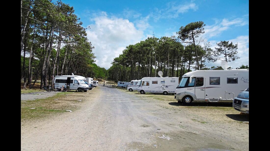 Aire de Camping-Cars in Contis-Plage