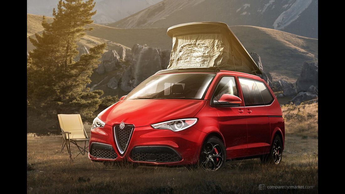 Alfa Romeo als Camper - Designstudie
