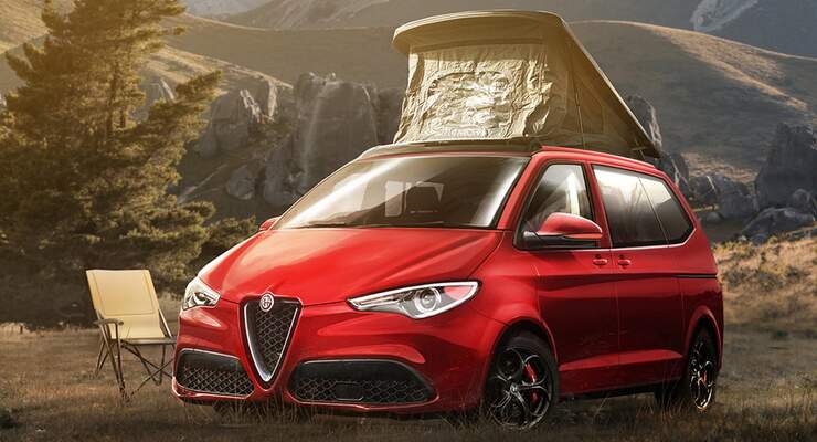 Alfa Romeo als Camper - Designstudie