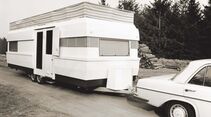 Als Studie für den Caravan-Salon entsteht ein Wohnwagen mit großer Dachterrasse.