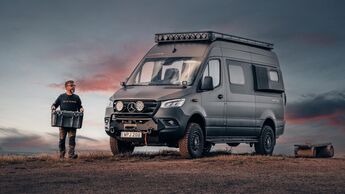 Außenansicht, Mercedes Sprinter, Campingbus