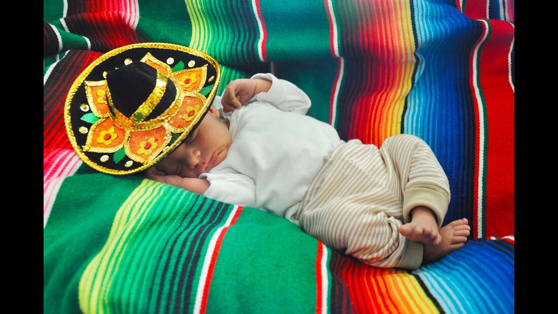 Baby Levi kam während der Panamericana-Tour in Mexiko zur Welt.