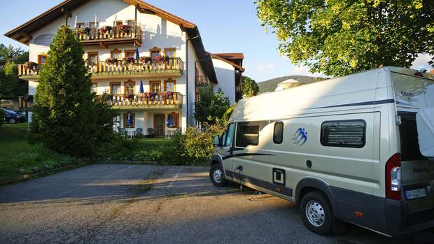Bayerische Wälder, Camping