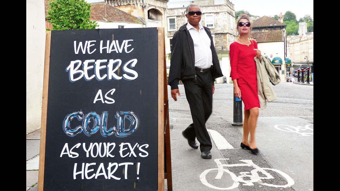Bier wird nicht überall in UK zimmerwarm getrunken.