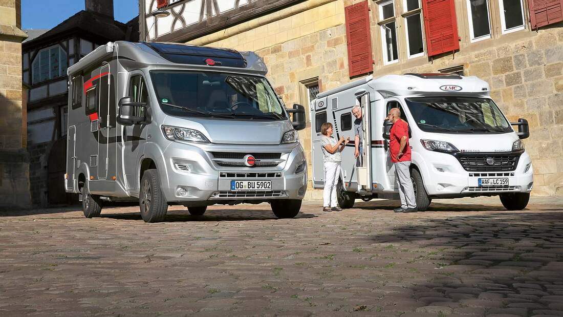 Bürstner Travel Van t 590 G und LMC Breezer V 636 G