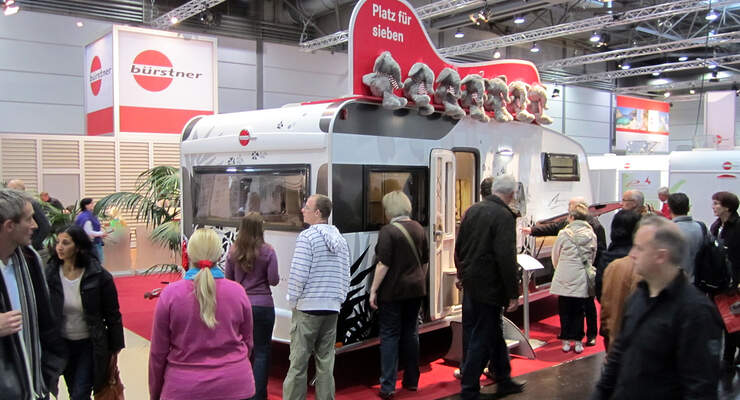 Bürstner ist auf der Freizeit-Messe Touristik & Caravaning International (TC) vom 21. bis 25. November 2012 in Leipzig vertreten.