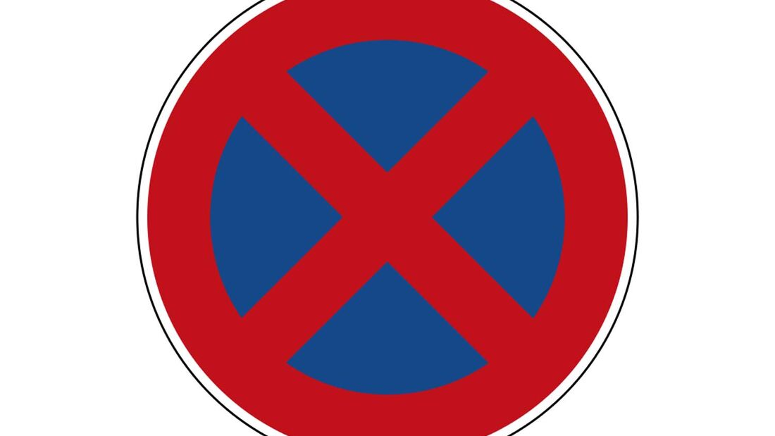 Bussgeldforderung Italien Verkehrszeichen
