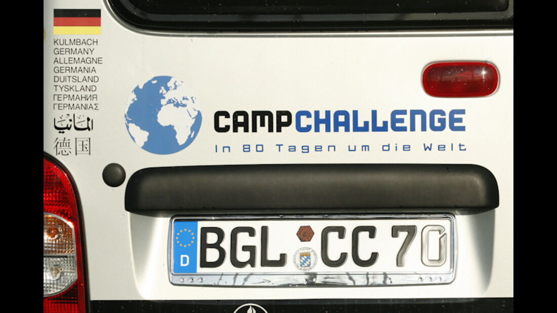 Camp Challenge Mit dem Reisemobil in 80 Tagen um die Welt Reise Wohnmobile promobil Pössl Renault Roadmaster L