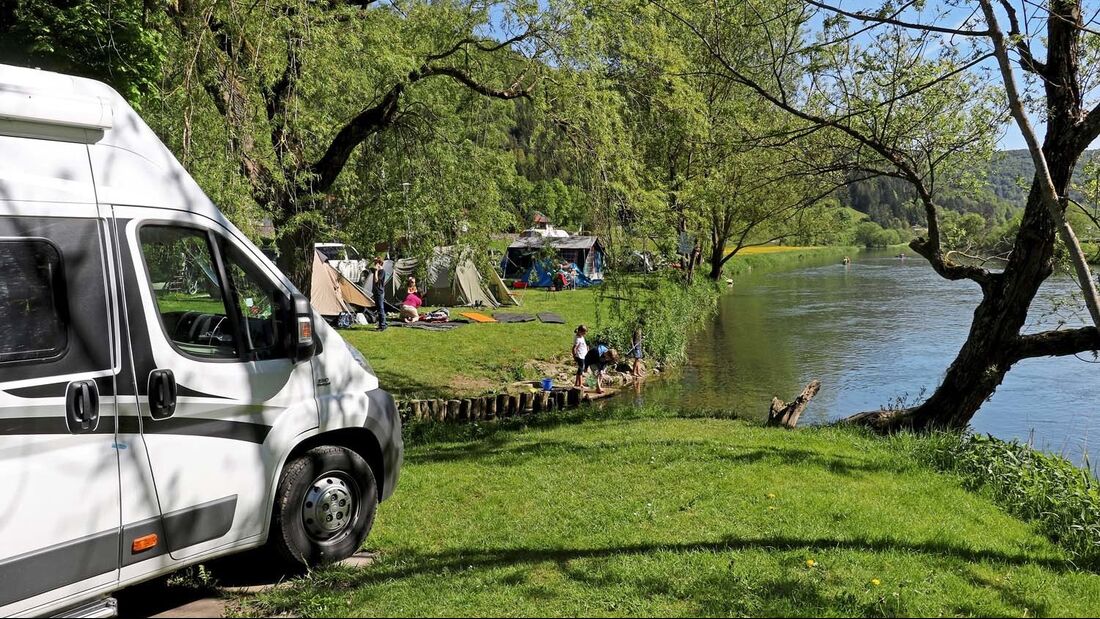 Camping Wagenburg in Hausen an der Donau