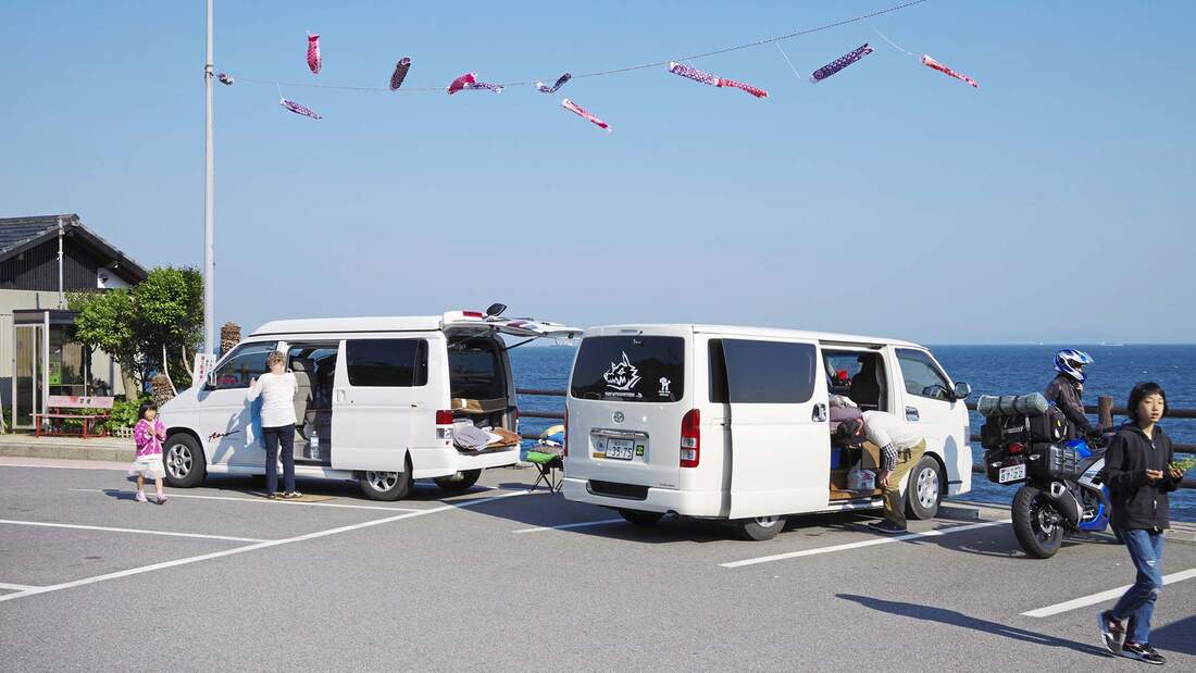 Campingbus-Reise Japan