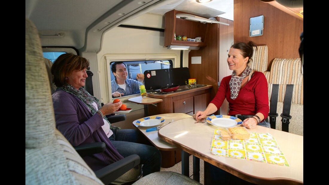 Campingbusse mit Einzelbetten, Vergleichstest