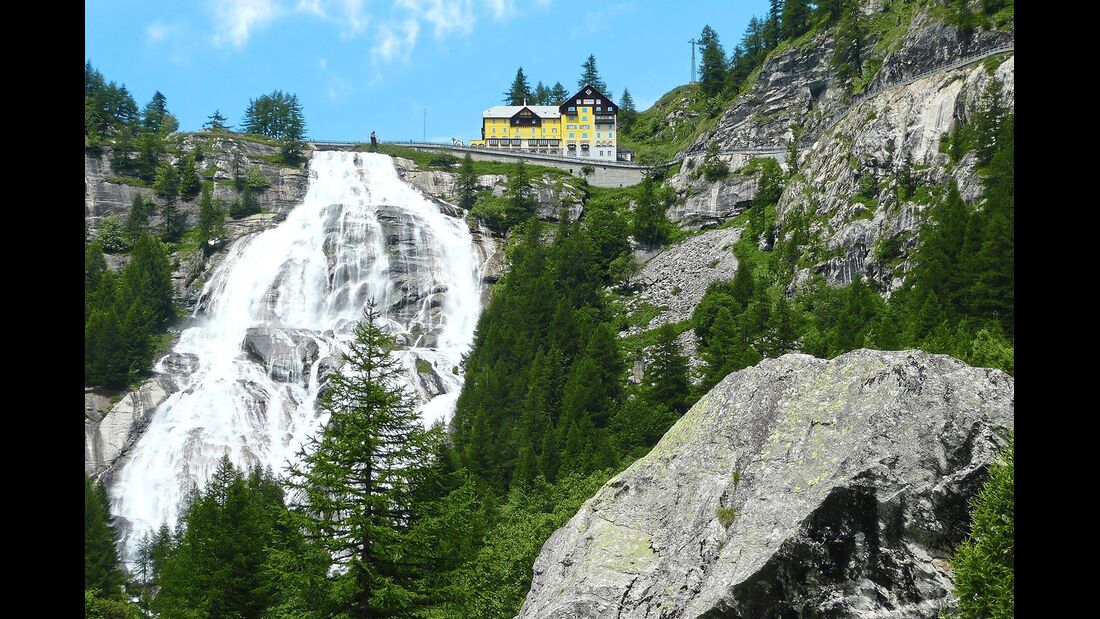 Cassata del Toce Wasserfall Piemont Italien