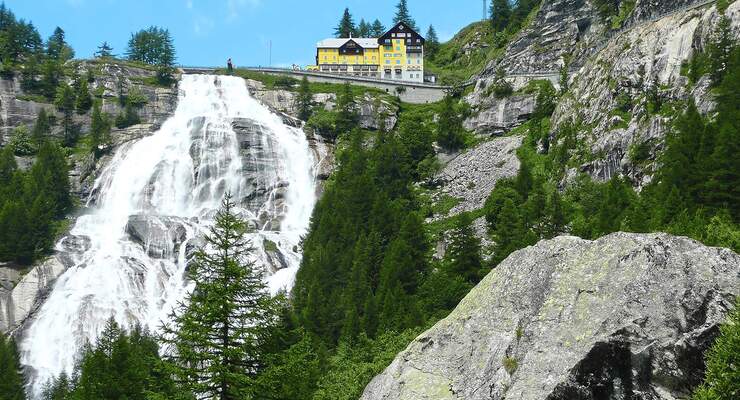 Cassata del Toce Wasserfall Piemont Italien