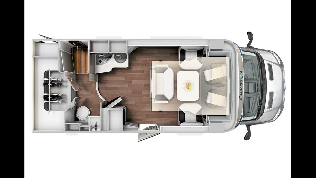 Chausson Welcome 620 Grundriss