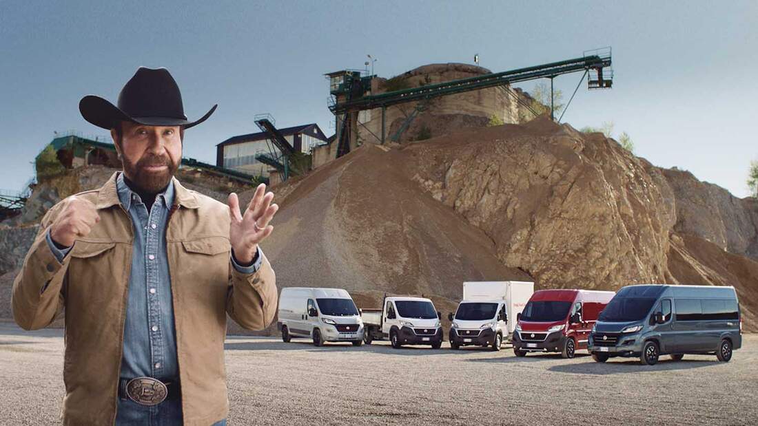 Chuck Norris Fiat Ducato Werbevideo