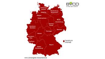 Corona: Campingplätze deutschlandweit geschlossen