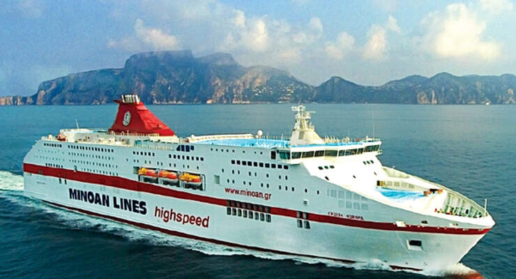 Cruise Europa Minoan Lines Kreuzfahrtfähre Ancona Igoumenitsa Patras Grimaldi Group Reisemobil Caravan Wohnmobil Wohnanhänger