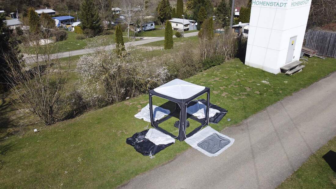 Das Dometic Hub Multifunktionszelt