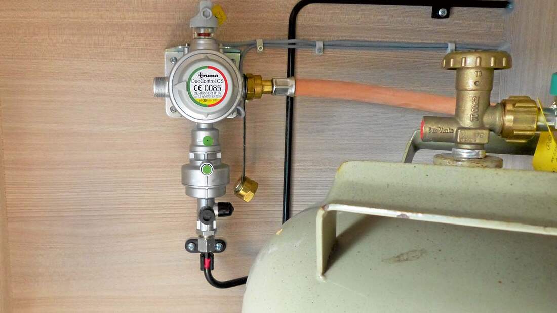 Der Filter wird einfach in die bestehende Gasversorgung eingebaut. 