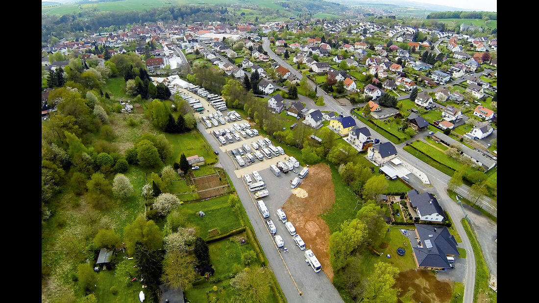 Der ganz neue Reisemobilpark Urbachtal.