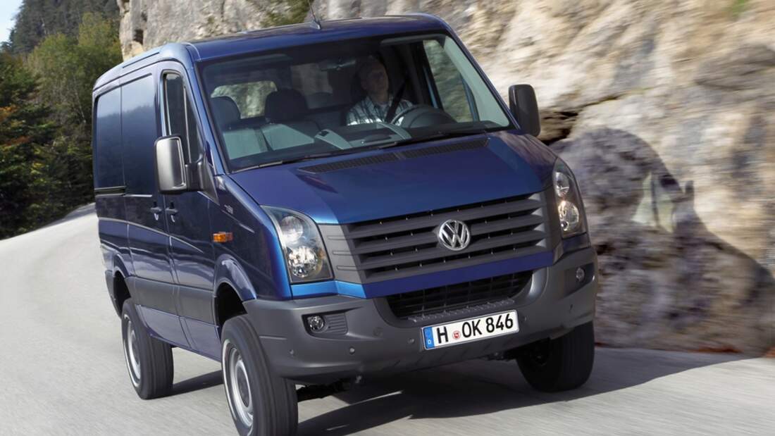 Der neue Volkswagen Crafter geht jetzt als 4Motion mit Achleitner Allradantrieb auch ins Gelände.