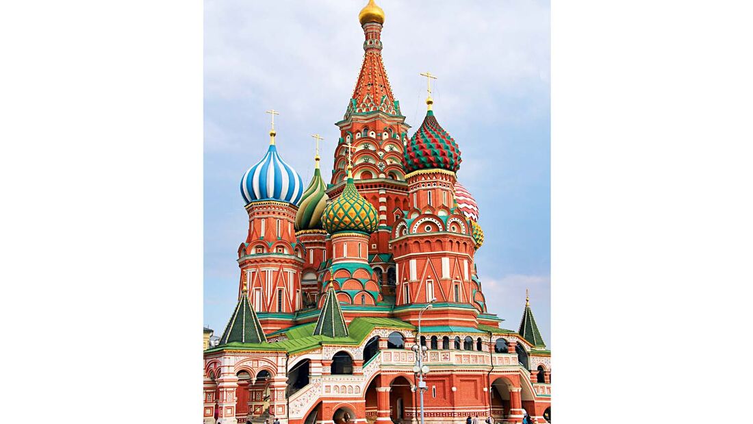 Die Basilius-Kathedrale in Moskau