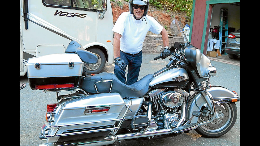 Die Harley-Davidson gehoert zum American Way of Life einfach dazu.