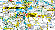 Die Karte von Wolfenbüttel