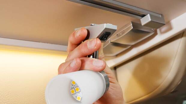 Die LED-Leselampen sind hell und flexibel