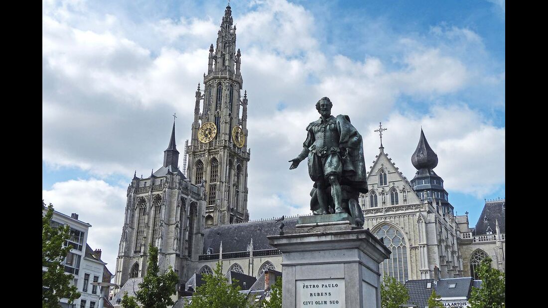 Die Spuren von Rubens sind in Antwerpen allgegenwärtig.