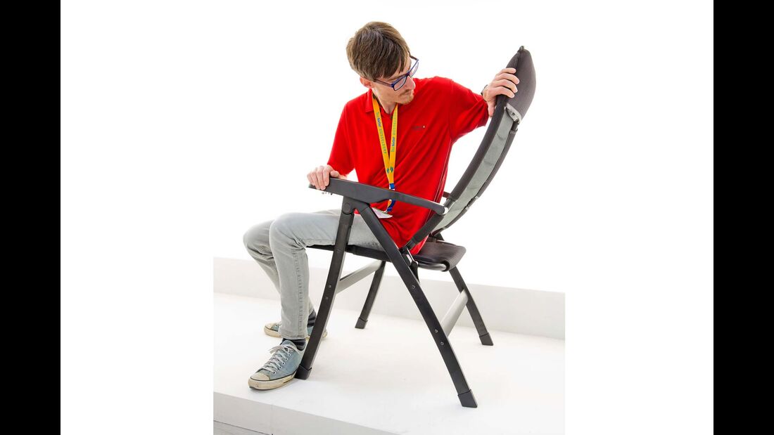 Die gebogenen Beine des Stuhls Dream 3D Bowleg haben nicht nur optischen Effekt.