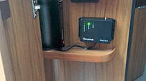 Die iNet-Box in der Hymer B-Klasse im Elektronikfach