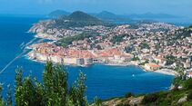 Dubrovnik mit seiner berühmten Stadtmauer.