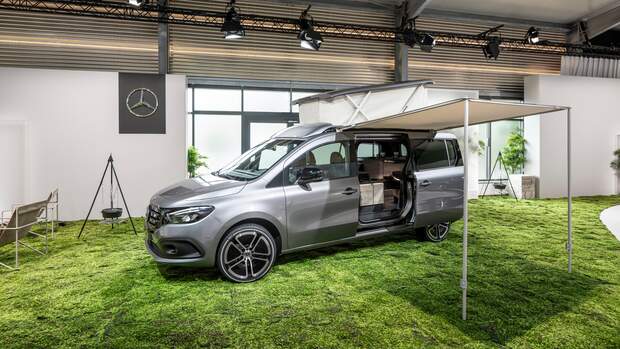 Mercedes Concept EQT Marco Polo (2023): E-Microcamper