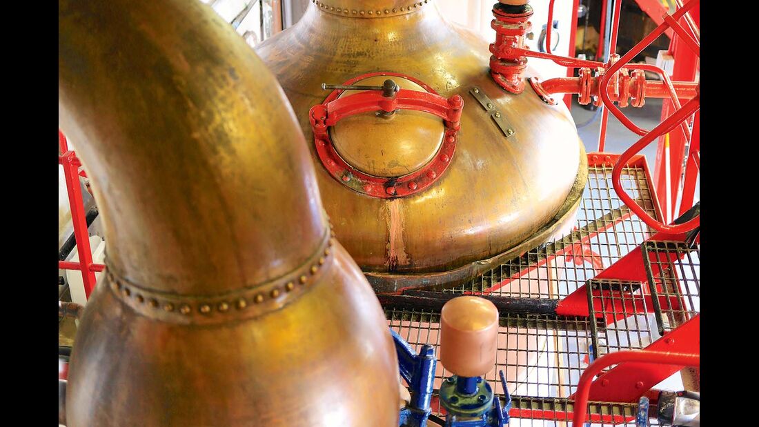 Edradour Distillery Single-Malt-Whisky-Brennerei in Schottland