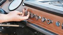 Ein Zug an dem Knopf  startet den Dieselmotor.