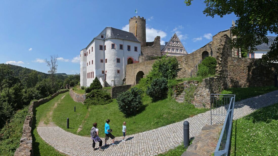 Erzgebirge Burg Scharfenstein