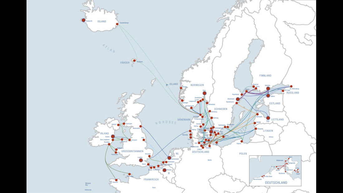 Fähren in Nordeuropa, Ratgeber