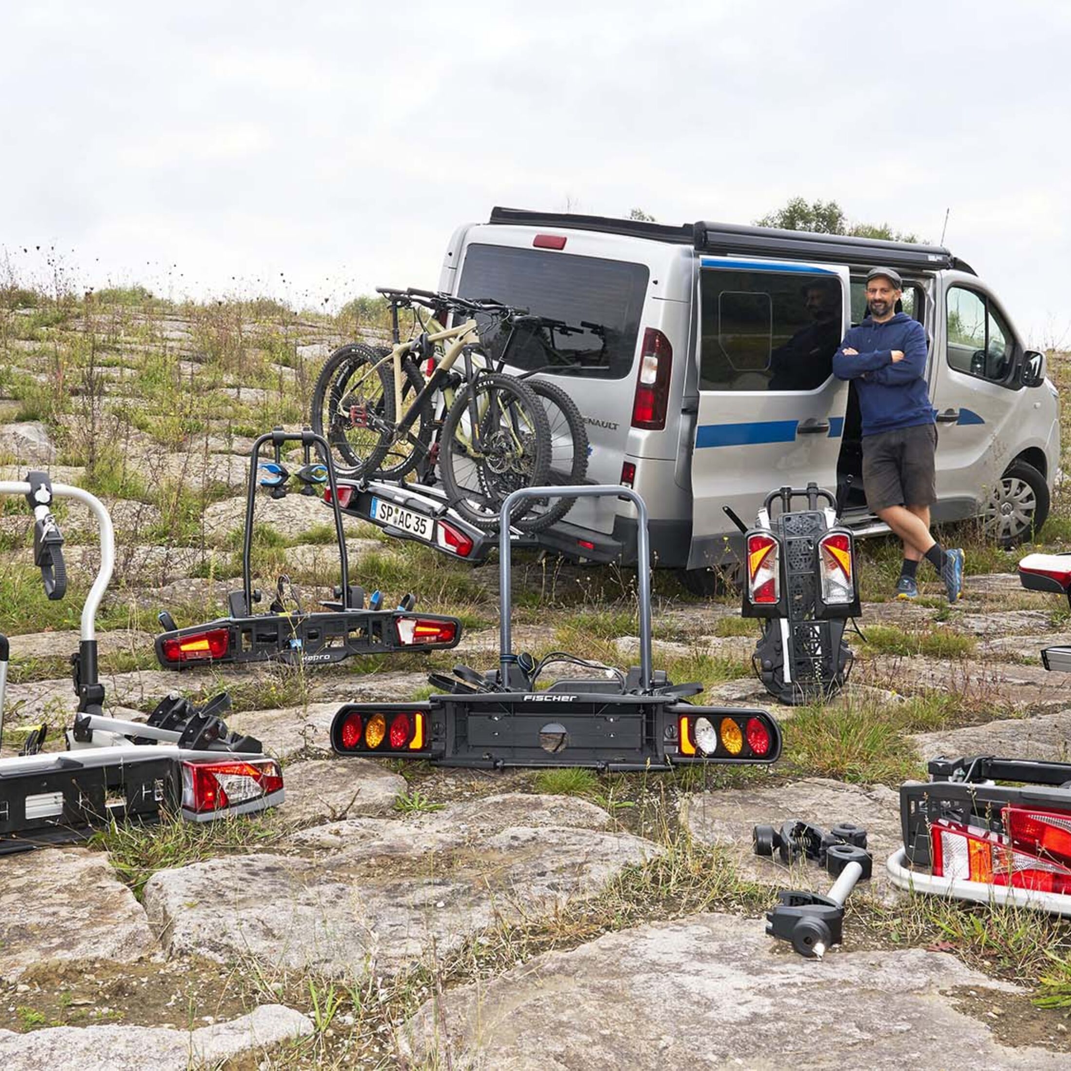 Fahrradträger für Camper-Anhängerkupplung im Test