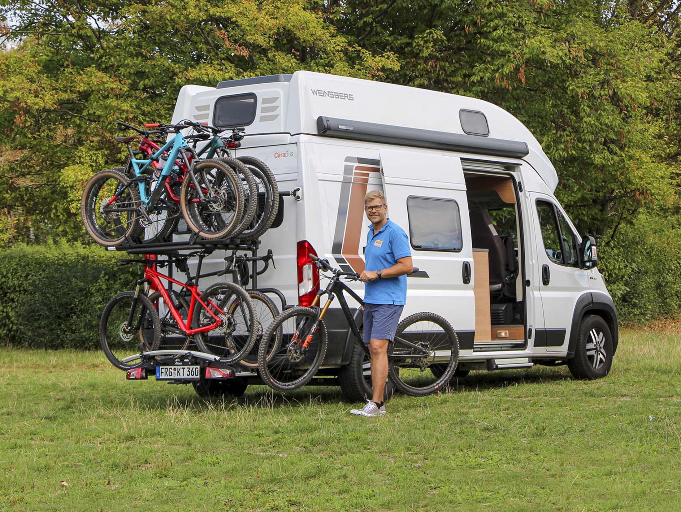 Marktübersicht: Fahrradheckträger für Campingbusse