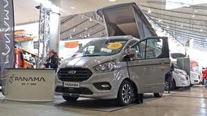 Ford Transit Custom Campervan, Aufstelldach, Messe, CMT 2023