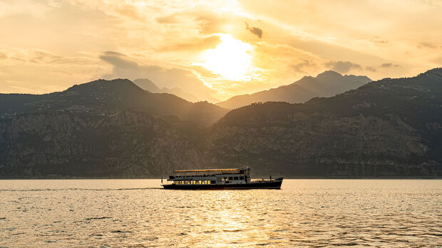 Gardasee, Sonnenuntergang 