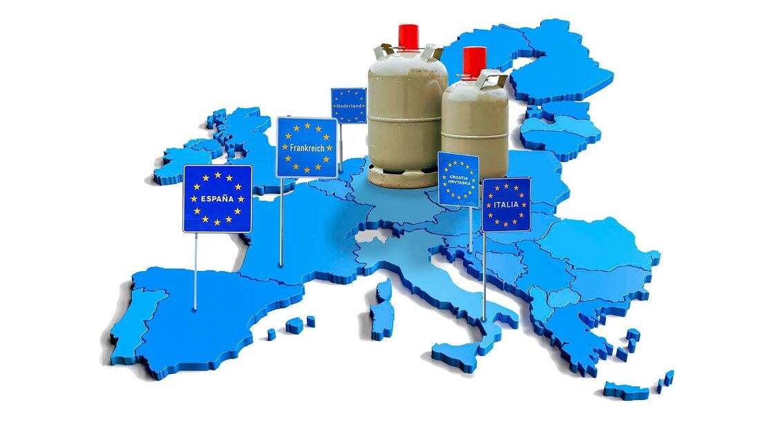 Gas in Europa für Camping: Übersicht der Möglichkeiten