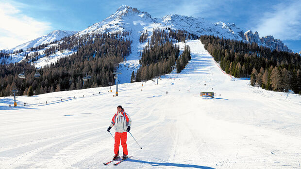 Gehoeren ebenfalls zur Skiregion Fassatal.